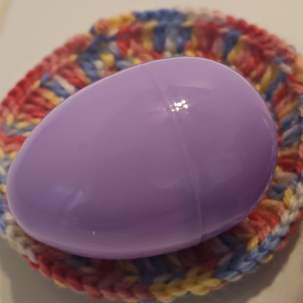 Easter Decor Bundle 10pc Plastic Eggs Coaster Set Basket - Picture 8 of 17